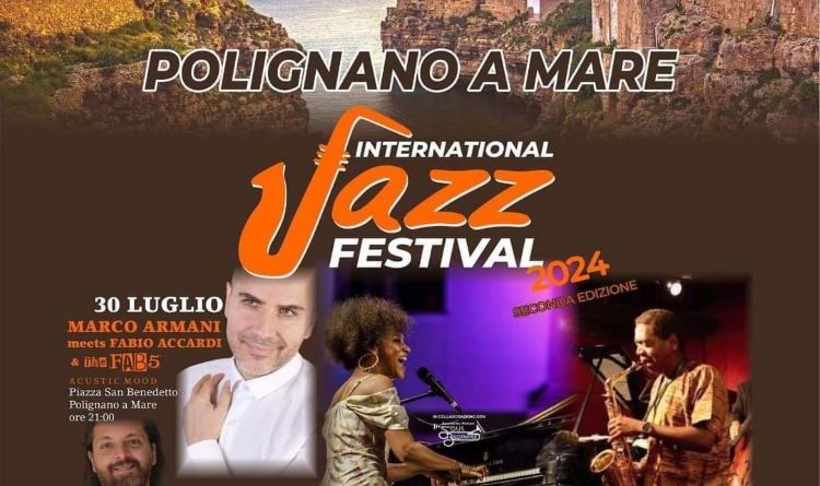 Polignano, arriva la seconda edizione del Polignano a Mare International Jazz Festival