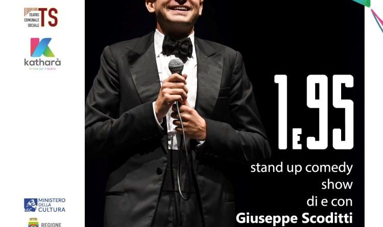 Fasano, al Minareto va in scena la stand-up comedy di Giuseppe Scoditti, il comico più alto d’Italia